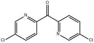 Methanone, bis(5-chloro-2-pyridinyl)- Structure