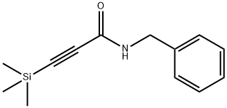 2-Propynamide, N-(phenylmethyl)-3-(trimethylsilyl)- Structure