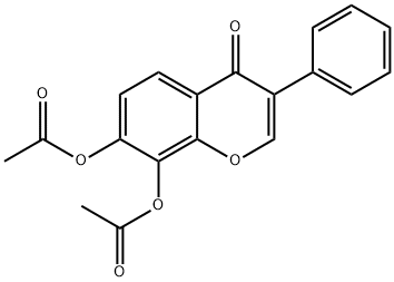 4-Oxo-3-phenyl-4H-chromene-7,8-diyl diacetate Structure