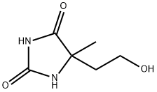 2,4-Imidazolidinedione, 5-(2-hydroxyethyl)-5-methyl- Structure