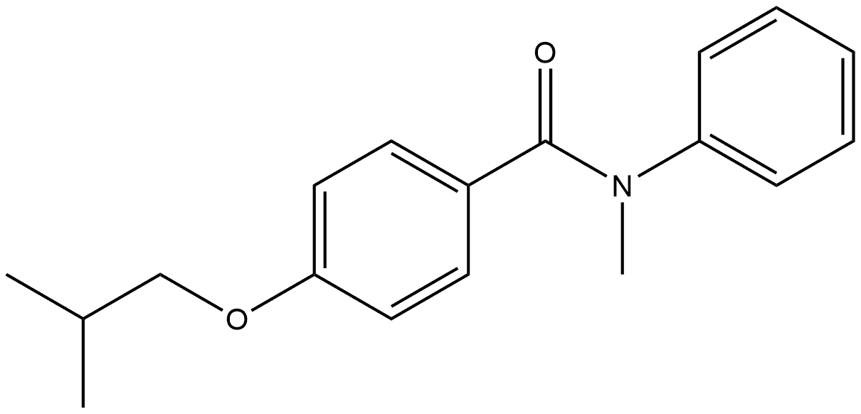 N-Methyl-4-(2-methylpropoxy)-N-phenylbenzamide Structure