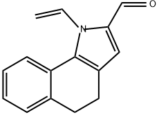 1-Ethenyl-4,5-dihydro-1H-benz[g]indole-2-carboxaldehyde Structure