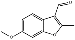 3-Benzofurancarboxaldehyde, 6-methoxy-2-methyl- Structure