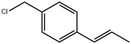 Benzene, 1-(chloromethyl)-4-(1-propenyl)-, (E)- (9CI) Structure