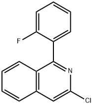 3-Chloro-1-(2-fluorophenyl)isoquinoline Structure