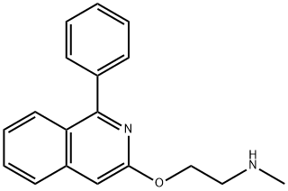 N-Methyl-2-((1-phenylisoquinolin-3-yl)oxy)ethanamine Structure