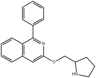 1-Phenyl-3-(pyrrolidin-2-ylmethoxy)isoquinoline Structure