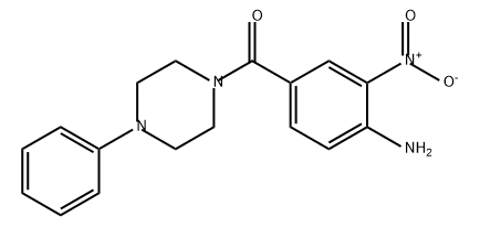 Methanone, (4-amino-3-nitrophenyl)(4-phenyl-1-piperazinyl)- Structure