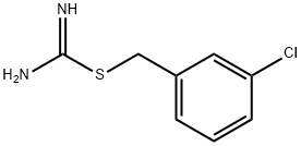 Carbamimidothioic acid, (3-chlorophenyl)methyl ester 구조식 이미지