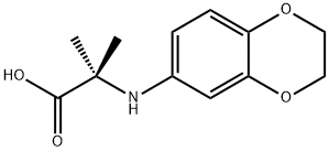 Alanine, N-?(2,?3-?dihydro-?1,?4-?benzodioxin-?6-?yl)?-?2-?methyl- Structure