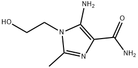 1H-IMIDAZOLE-4-CARBOXAMIDE, 5-AMINO-1-(2-HYDROXYETHYL)-2-METHYL- Structure