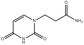 1(2H)-Pyrimidinepropanamide, 3,4-dihydro-2,4-dioxo- Structure