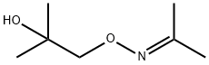 2-Propanone, O-(2-hydroxy-2-methylpropyl)oxime 구조식 이미지