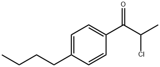 1-Propanone, 1-(4-butylphenyl)-2-chloro- 구조식 이미지