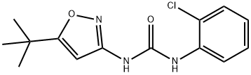 1-(5-(tert-Butyl)isoxazol-3-yl)-3-(2-chlorophenyl)urea 구조식 이미지