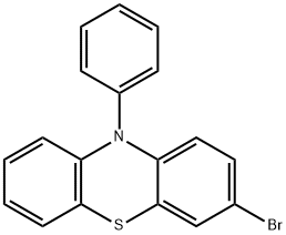 10H-Phenothiazine, 3-bromo-10-phenyl- Structure
