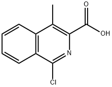 1-Chloro-4-methylisoquinoline-3-carboxylic acid 구조식 이미지