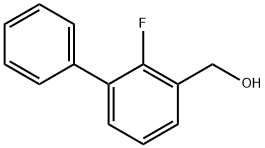 [1,1'-Biphenyl]-3-methanol, 2-fluoro- Structure