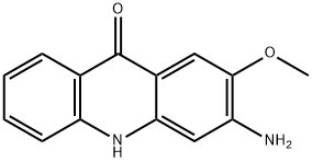 9(10H)-Acridinone, 3-amino-2-methoxy- Structure