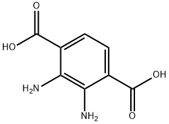 1,4-Benzenedicarboxylic acid, 2,3-diamino- Structure