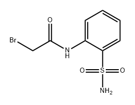 Acetamide, N-[2-(aminosulfonyl)phenyl]-2-bromo- Structure