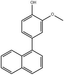 2-Methoxy-4-(naphthalen-1-yl)phenol Structure