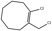 Cyclooctene, 1-chloro-2-(chloromethyl)- 구조식 이미지