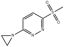 3-(Aziridin-1-yl)-6-(methylsulfonyl)pyridazine 구조식 이미지