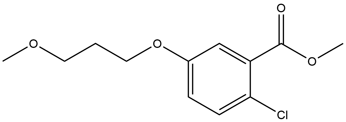 Methyl 2-chloro-5-(3-methoxypropoxy)benzoate Structure