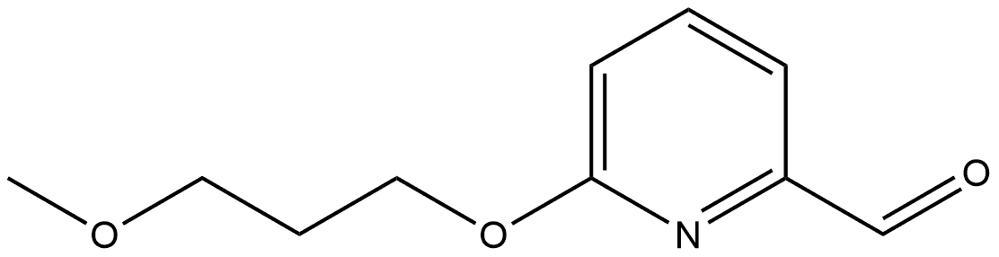 6-(3-Methoxypropoxy)-2-pyridinecarboxaldehyde Structure