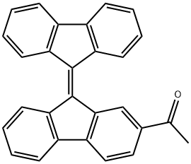 Ethanone, 1-[9-(9H-fluoren-9-ylidene)-9H-fluoren-2-yl]- 구조식 이미지