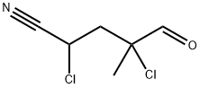 Pentanenitrile, 2,4-dichloro-4-methyl-5-oxo- Structure