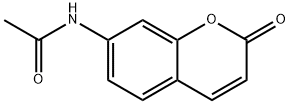N-(2-Oxo-2H-chromen-7-yl)acetamide 구조식 이미지