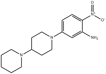 Benzenamine, 5-[1,4'-bipiperidin]-1'-yl-2-nitro- 구조식 이미지