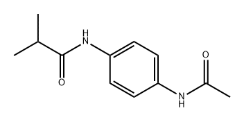 Propanamide, N-[4-(acetylamino)phenyl]-2-methyl- Structure