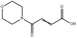 2-Butenoic acid, 4-(4-morpholinyl)-4-oxo- Structure