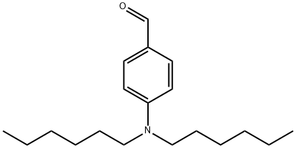 Benzaldehyde, 4-(dihexylamino)- 구조식 이미지