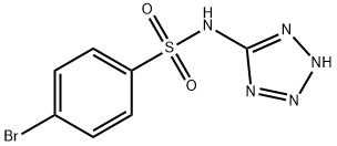 Benzenesulfonamide, 4-bromo-N-2H-tetrazol-5-yl- Structure