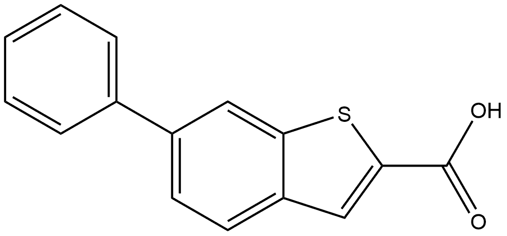 6-phenylbenzo[b]thiophene-2-carboxylic acid Structure