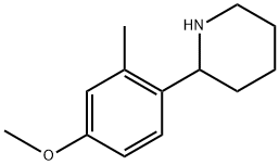 2-(4-methoxy-2-methylphenyl)piperidine Structure