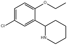 2-(5-Chloro-2-ethoxyphenyl)piperidine Structure