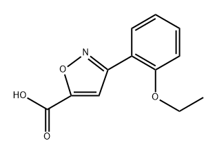 3-(2-Ethoxyphenyl)isoxazole-5-carboxylic acid Structure