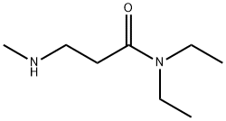 Propanamide, N,N-diethyl-3-(methylamino)- Structure