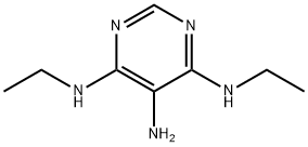 4,5,6-Pyrimidinetriamine, N4,N6-diethyl- Structure