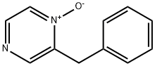 Pyrazine, 2-(phenylmethyl)-, 1-oxide 구조식 이미지