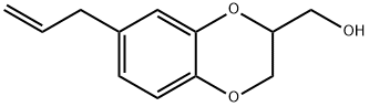 1,?4-?Benzodioxin-?2-?methanol, 2,?3-?dihydro-?7-?(2-?propen-?1-?yl)?- Structure
