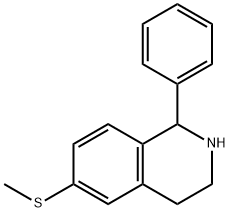 6-(Methylthio)-1-phenyl-1,2,3,4-tetrahydroisoquinoline 구조식 이미지