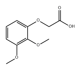 Acetic acid, 2-(2,3-dimethoxyphenoxy)- Structure