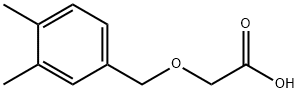 Acetic acid, 2-[(3,4-dimethylphenyl)methoxy]- Structure