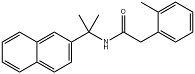 N-(2-(Naphthalen-2-yl)propan-2-yl)-2-(o-tolyl)acetamide 구조식 이미지